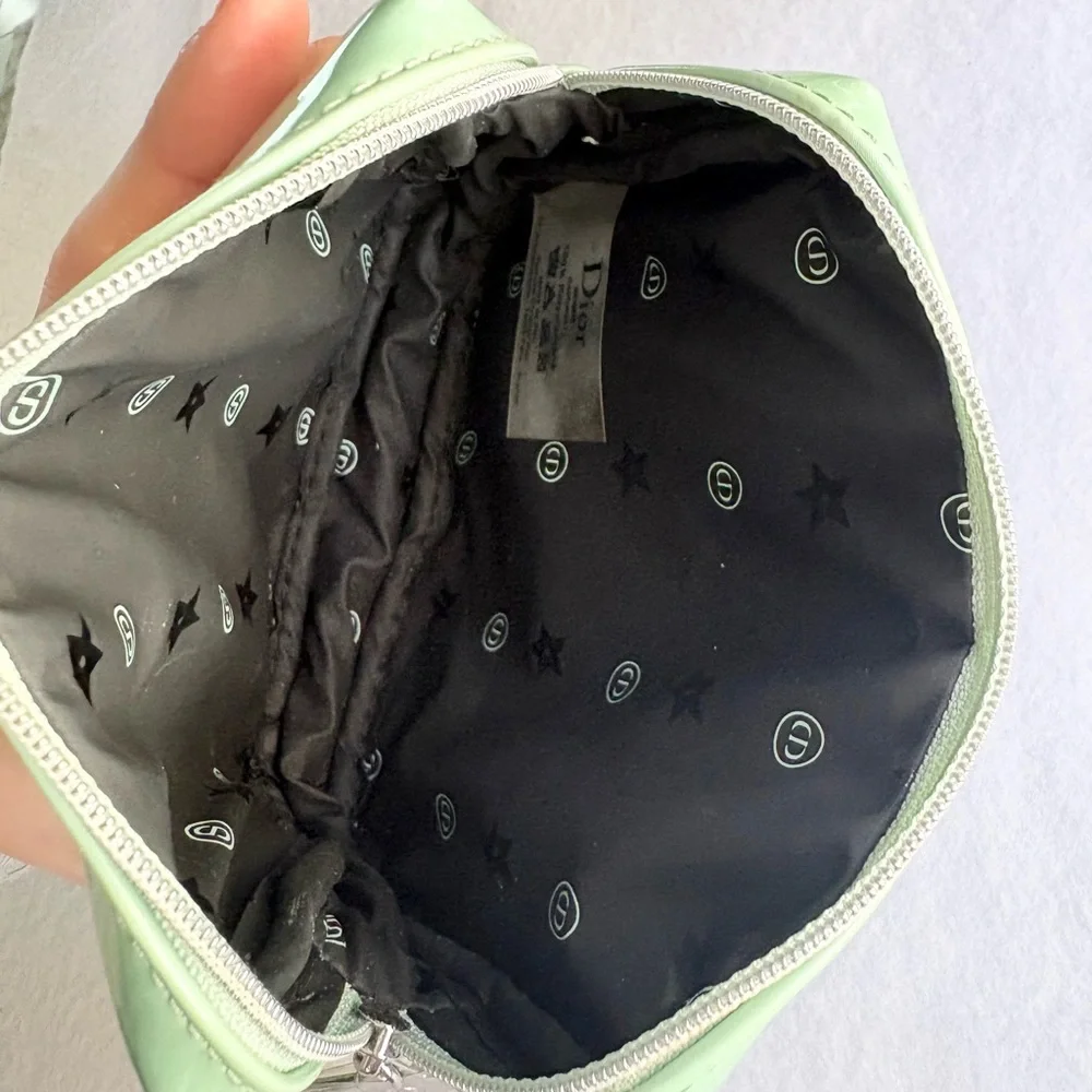 Christian Dior Ombre Cosmetic Bag NWOT Green